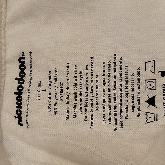 Nickelodeon SpongeBob SquarePants Patrick Star T-shirt Size Large - Picture 5 of 5